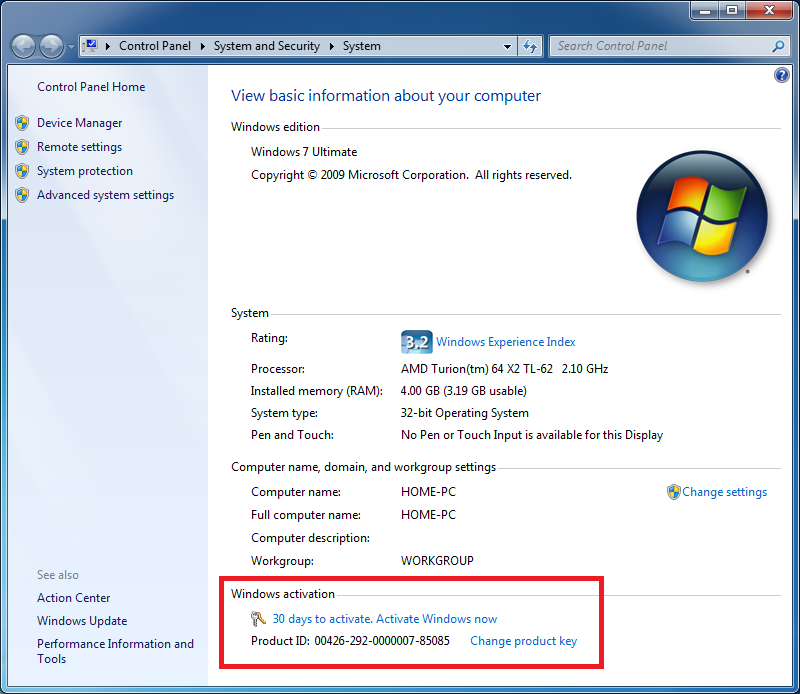 Cara aktivasi windows 7 ultimate 64 bit