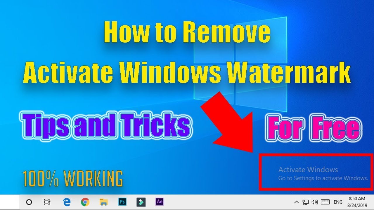 Cara hilangkan activate windows