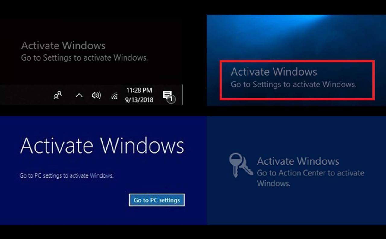 Cara mengatasi activate windows