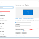 Cara mengatur brightness windows 10