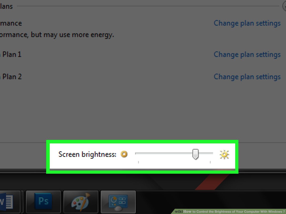 Cara mengatur brightness komputer windows 7