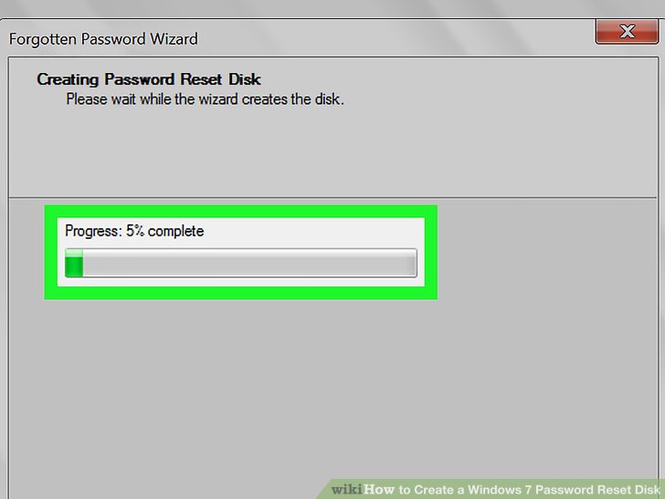 Cara membuat password reset disk windows 7