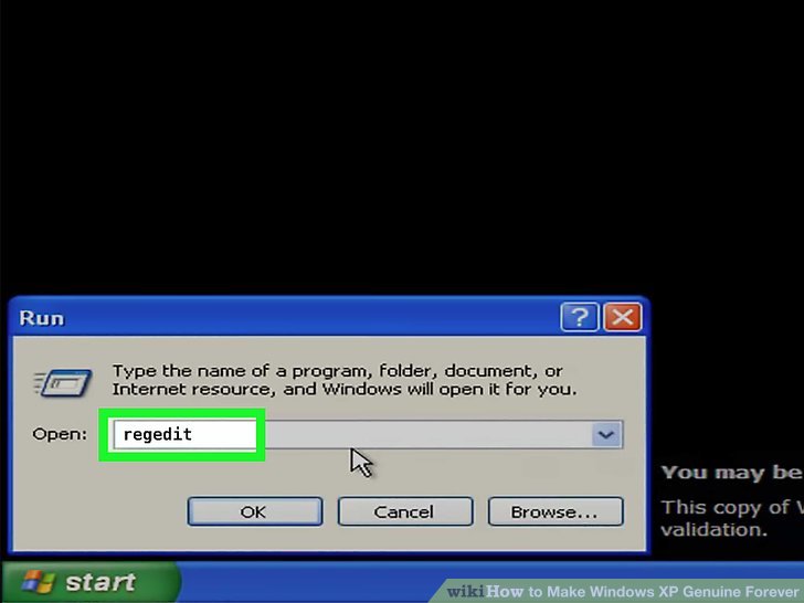 Cara membuat windows xp menjadi genuine