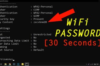 Cara melihat password wifi di windows 10 cmd