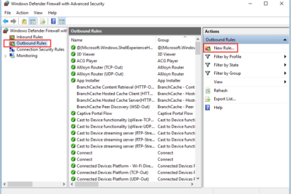 Cara blokir aplikasi menggunakan windows firewall