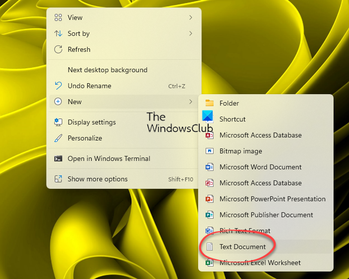 Cara membuat tulisan di desktop windows 10