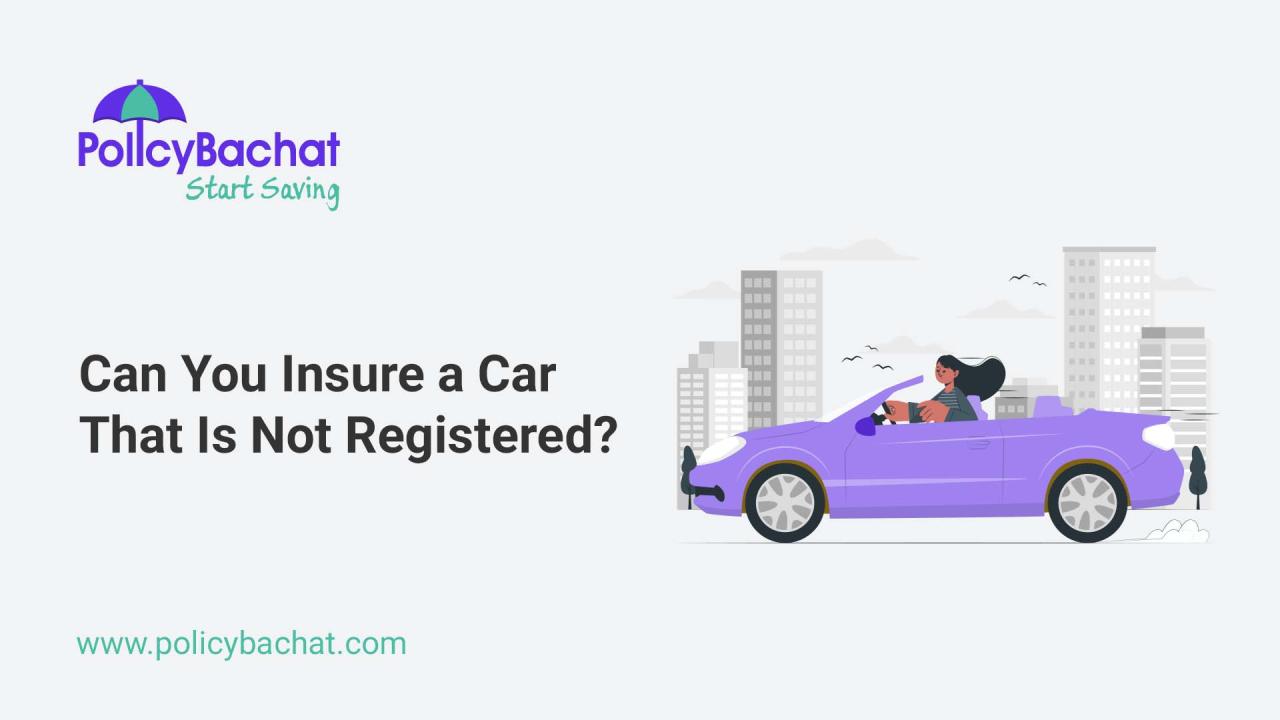 Can you insure a car registered in another state