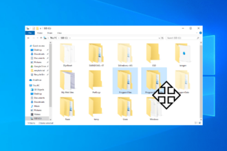 Cara mencari program data di windows 10