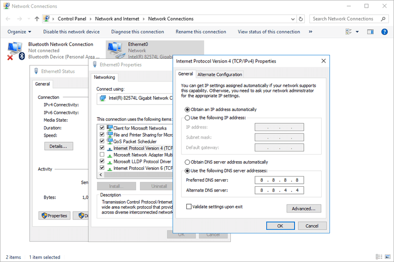 Cara mengubah dns di windows 10