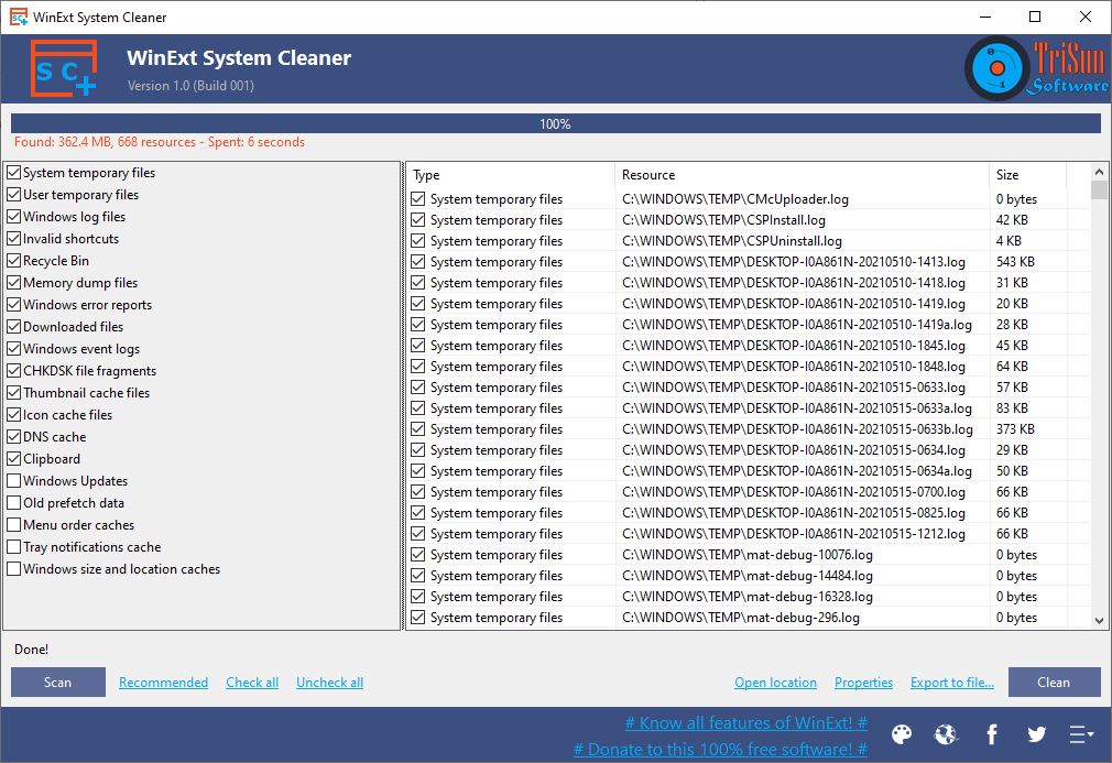 Clean computer pc junk cleanup disk windows