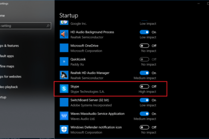 Cara menonaktifkan skype di windows 10