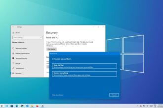 Cara kembali ke pengaturan pabrik windows 10