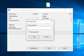 Cara mempassword folder windows 10