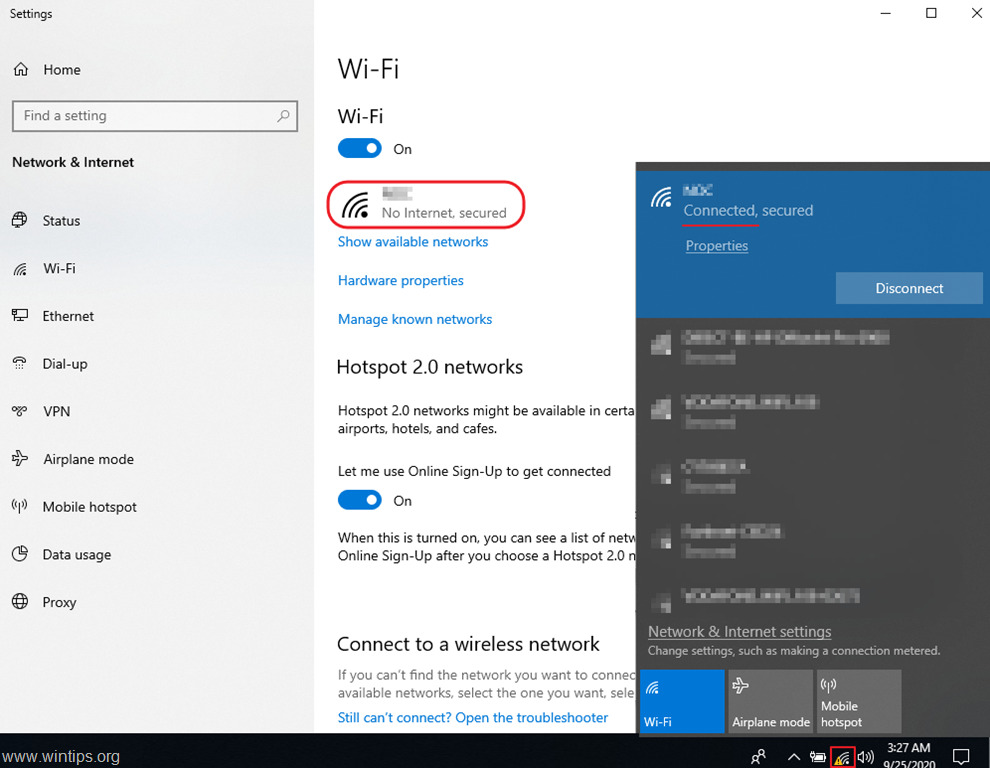 Cara mengatasi no internet access pada windows 10