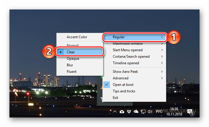 Cara membuat taskbar transparan di windows 10