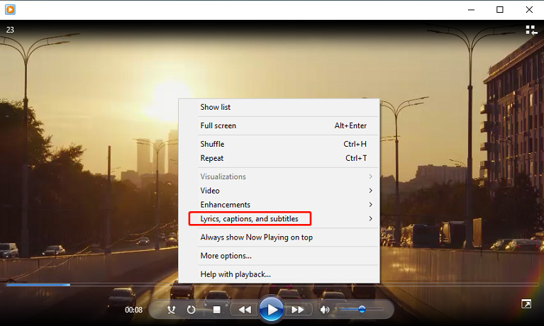 Cara memasukkan subtitle ke windows media player