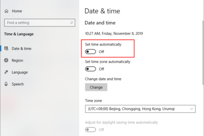 Cara setting tanggal di laptop windows 10