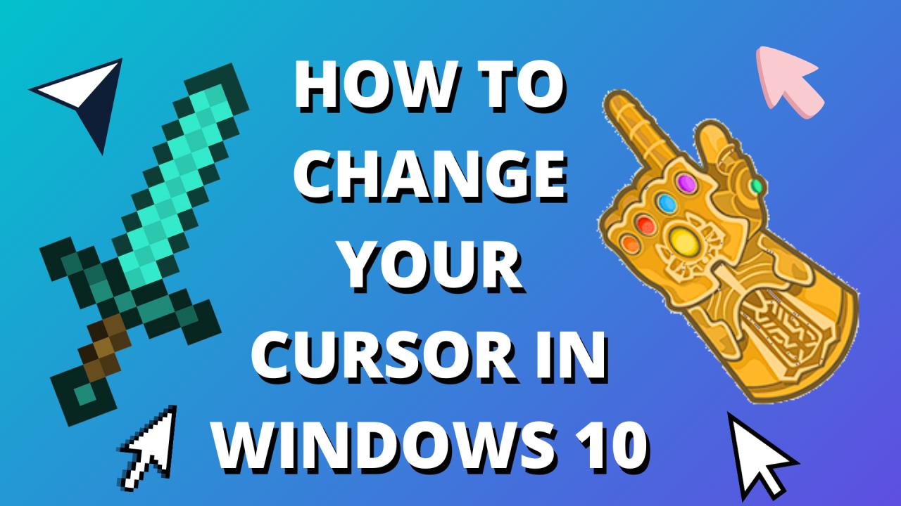 Cara mengganti kursor di laptop windows 10