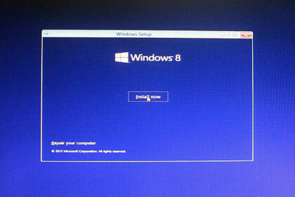 Cara menginstal laptop windows 8