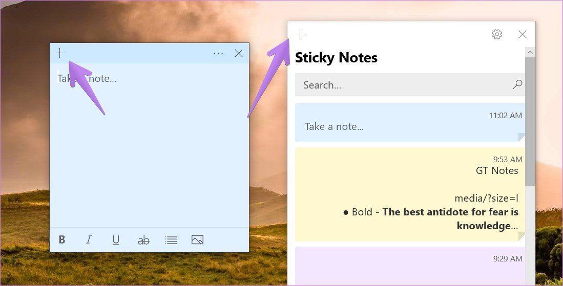 Cara membuat note di desktop windows 8