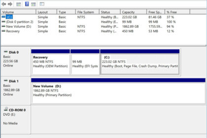 Cara membagi partisi windows 10