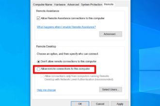 Cara mengaktifkan remote desktop windows 10