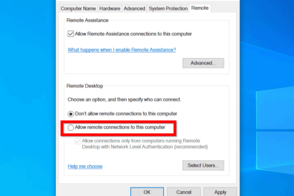 Cara mengaktifkan remote desktop windows 10