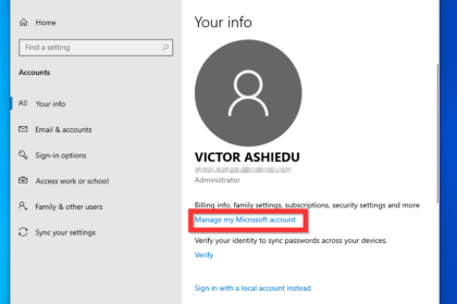 Cara ganti nama account di windows 10