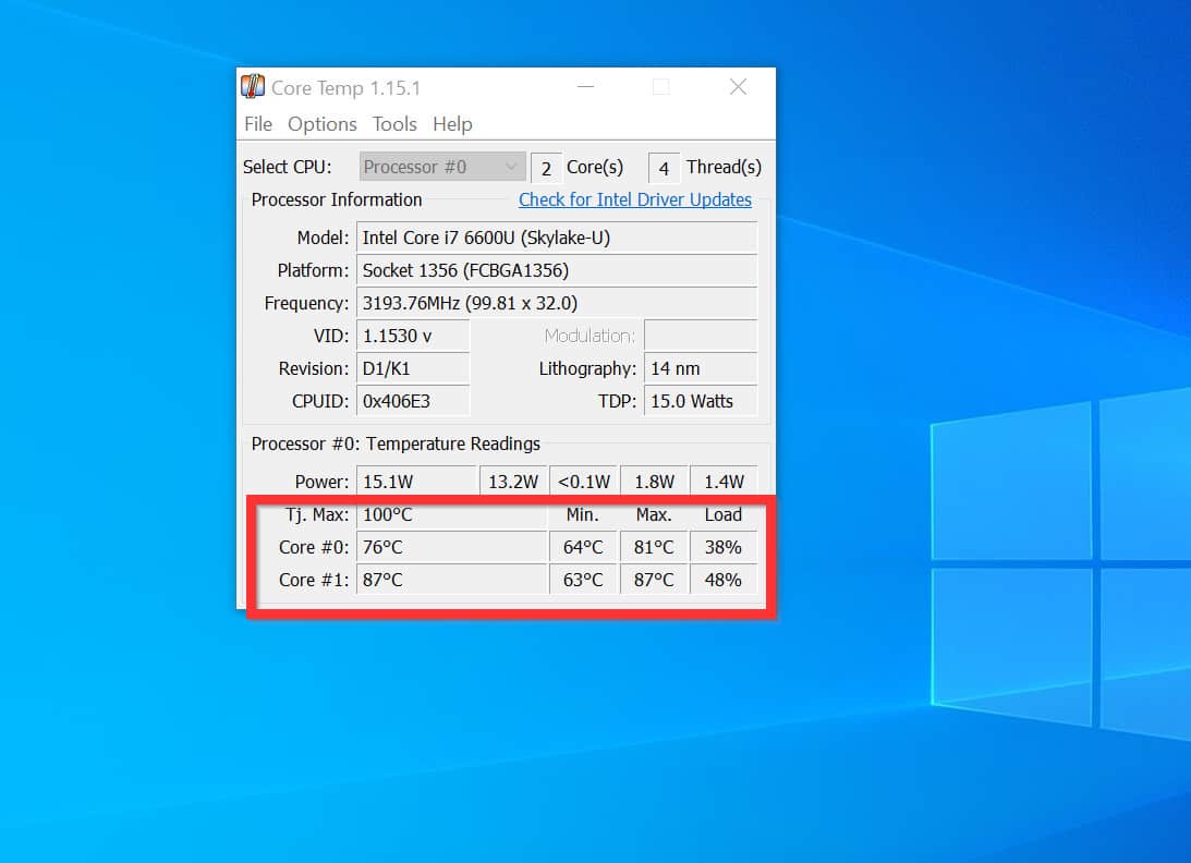 Cara melihat suhu cpu windows 7