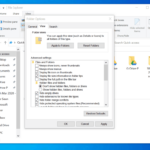 Cara menampilkan ekstensi file windows 10