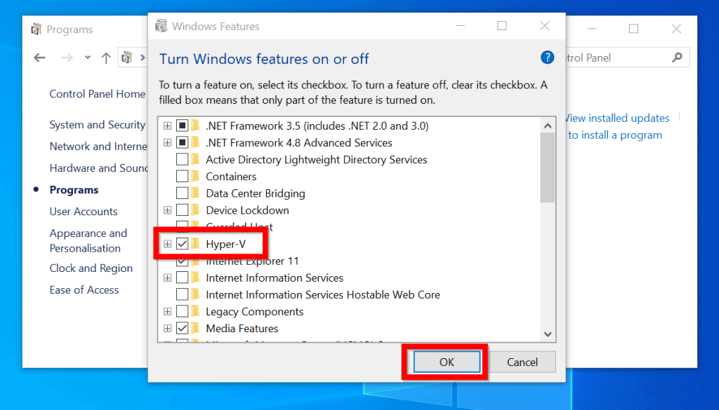 Cara mengaktifkan virtualization windows 10