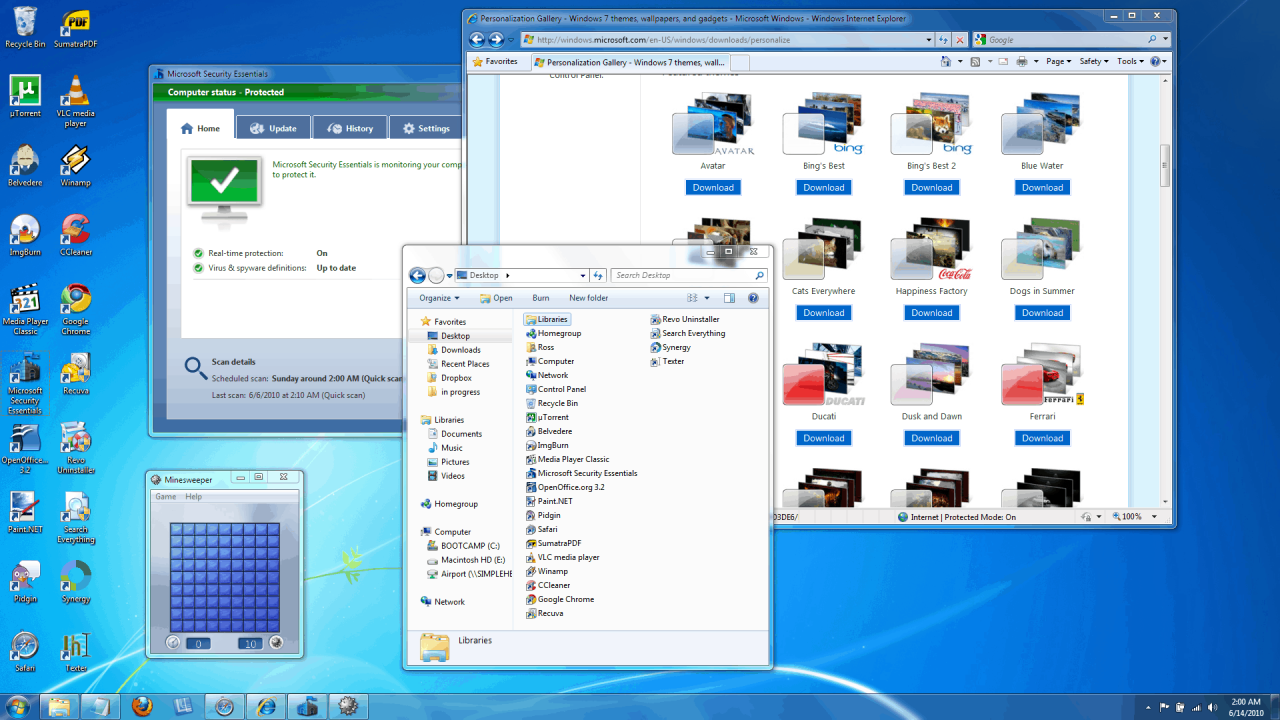 Cara memasang theme windows 7