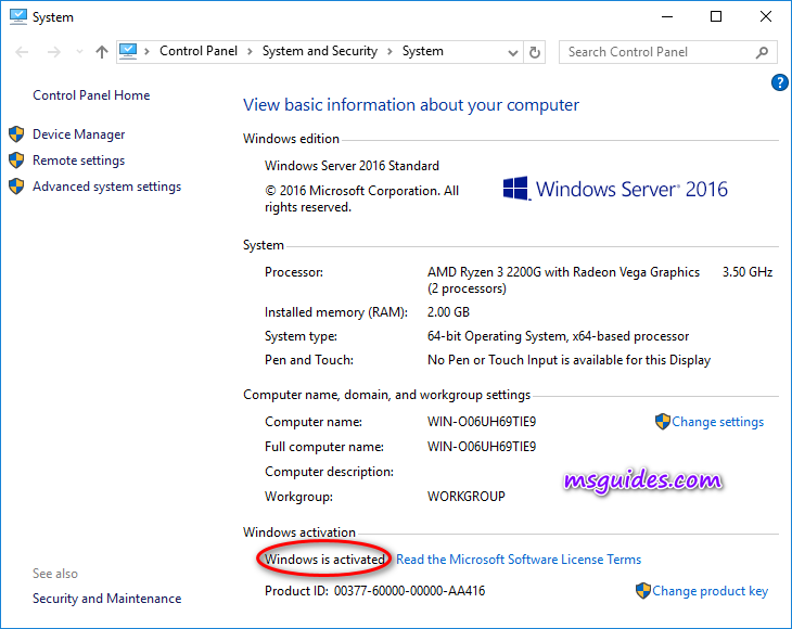 Cara aktivasi windows server 2012 r2