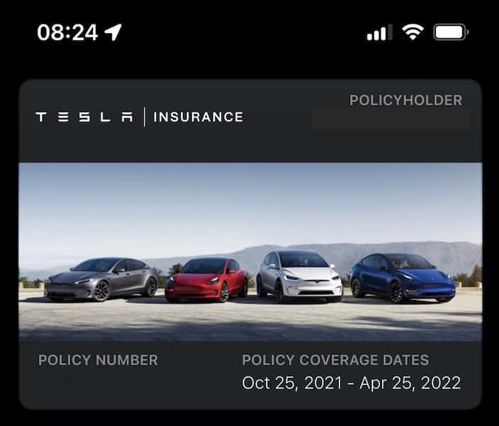 What states have tesla insurance