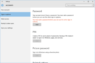 Cara buat password di komputer windows 10