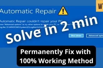 Cara mengatasi windows automatic repair