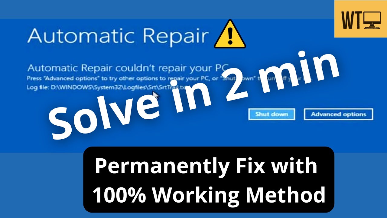 Cara mengatasi windows automatic repair