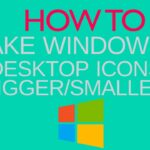 Cara mengecilkan ikon di windows 10