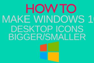 Cara mengecilkan ikon di windows 10