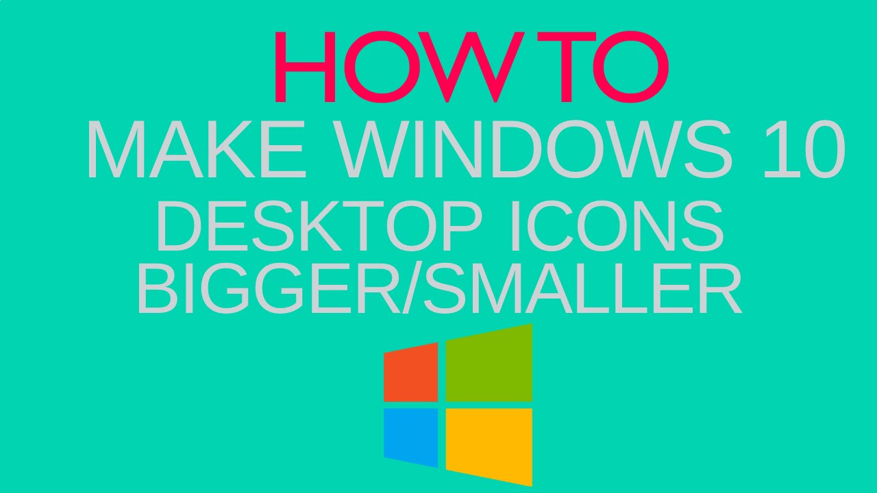 Cara mengecilkan ikon di windows 10