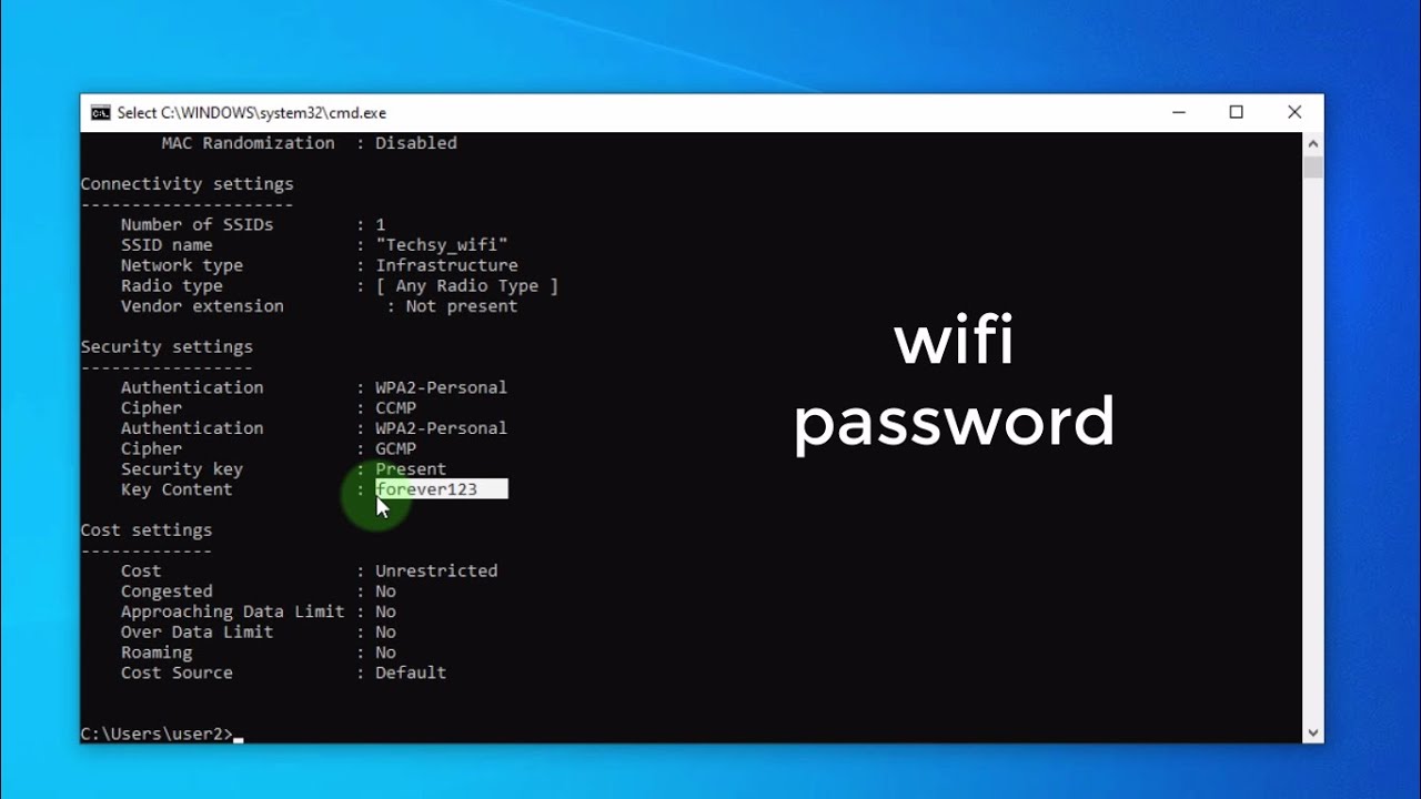 Cara mengetahui password wifi dengan cmd di windows 7