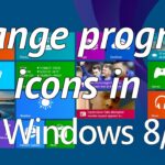 Cara mengganti icon windows 8