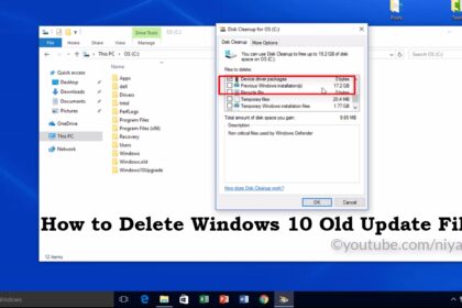 Cara menghapus file windows old di windows 10