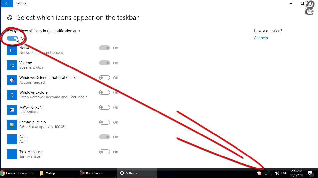 Cara menghapus icon di taskbar windows 10