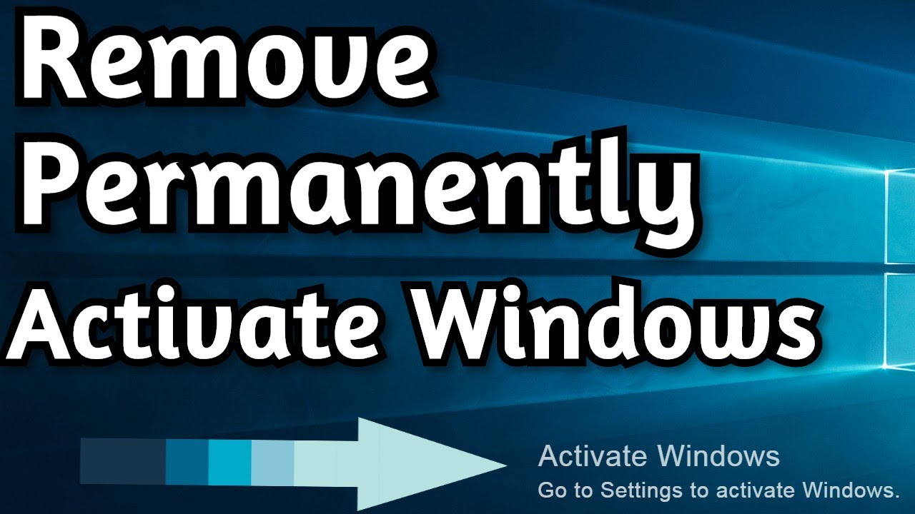 Cara menghilangkan activate windows 10 tanpa software