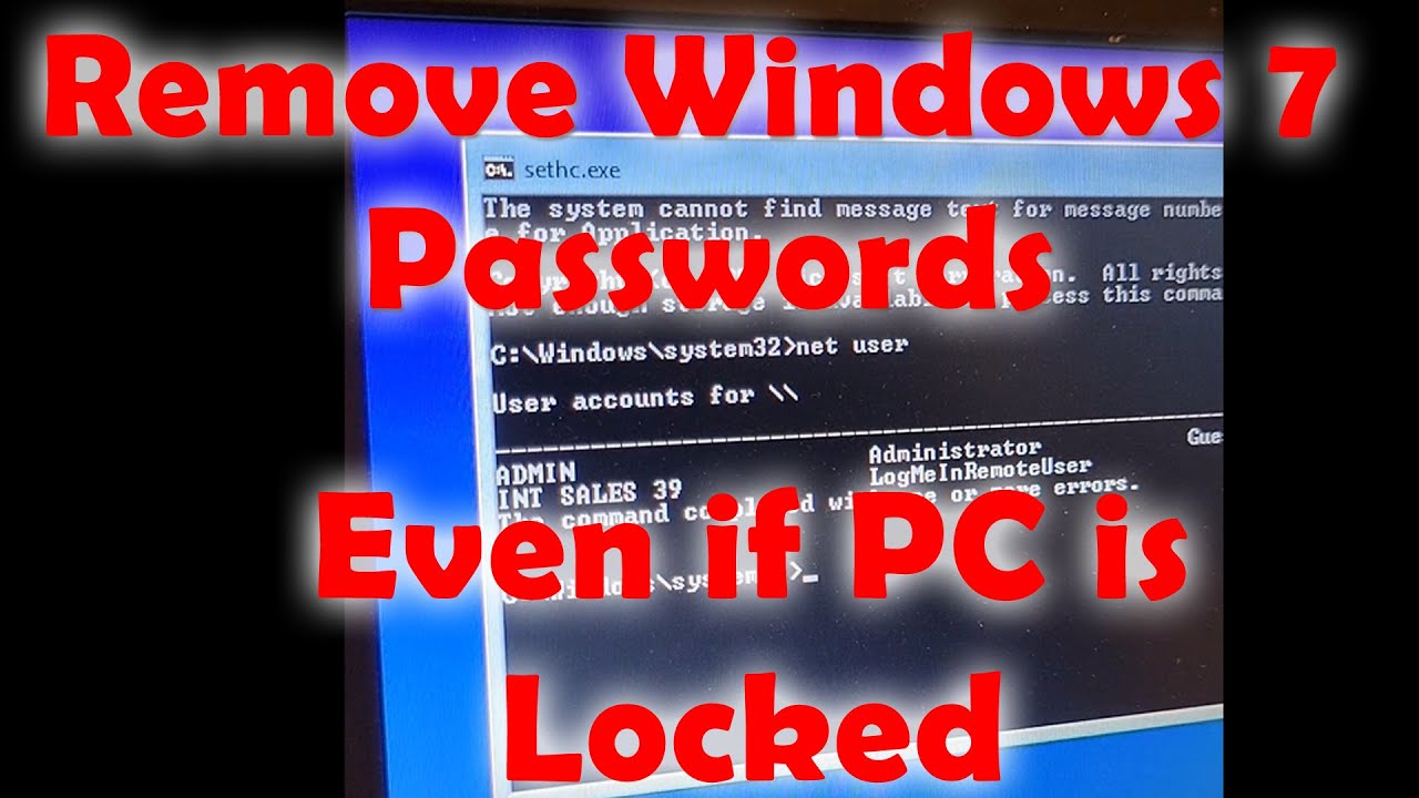 Cara menghilangkan password pada windows 7