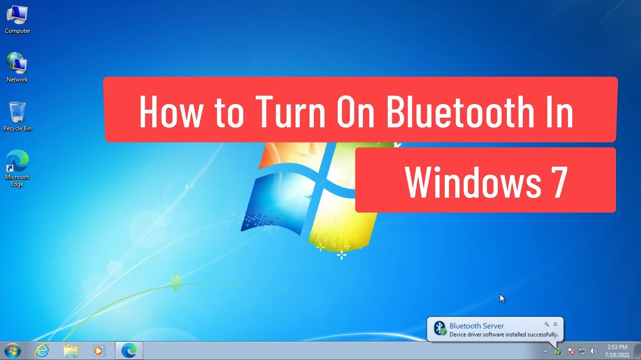 Cara mengaktifkan bluetooth di laptop acer windows 7