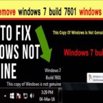 Cara menghilangkan tulisan windows 7 build 7600