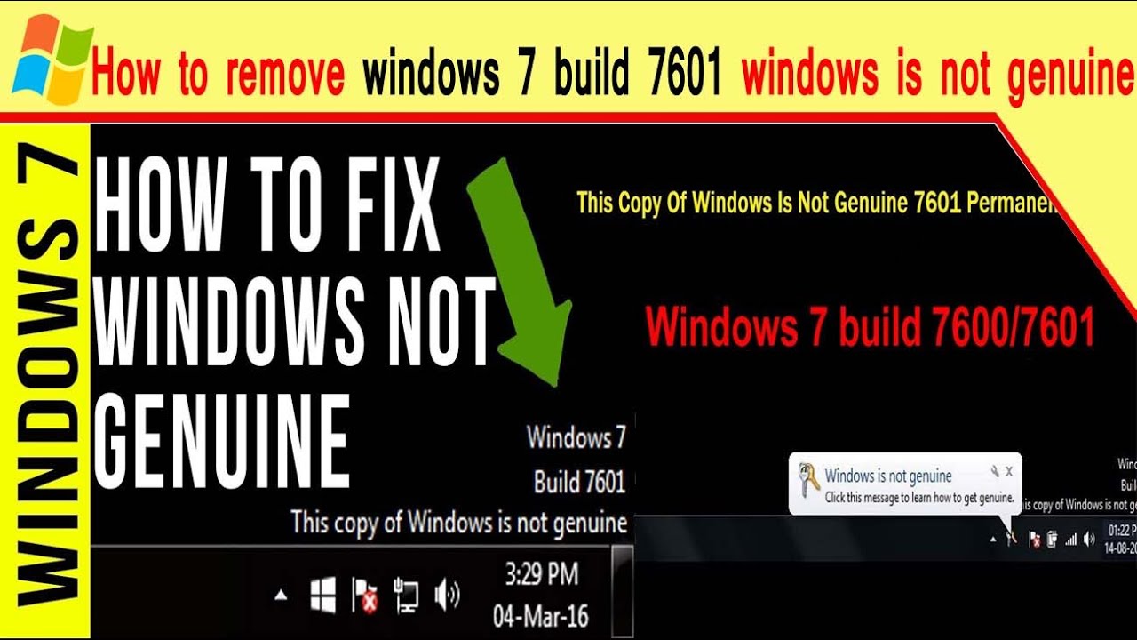 Cara menghilangkan tulisan windows 7 build 7600