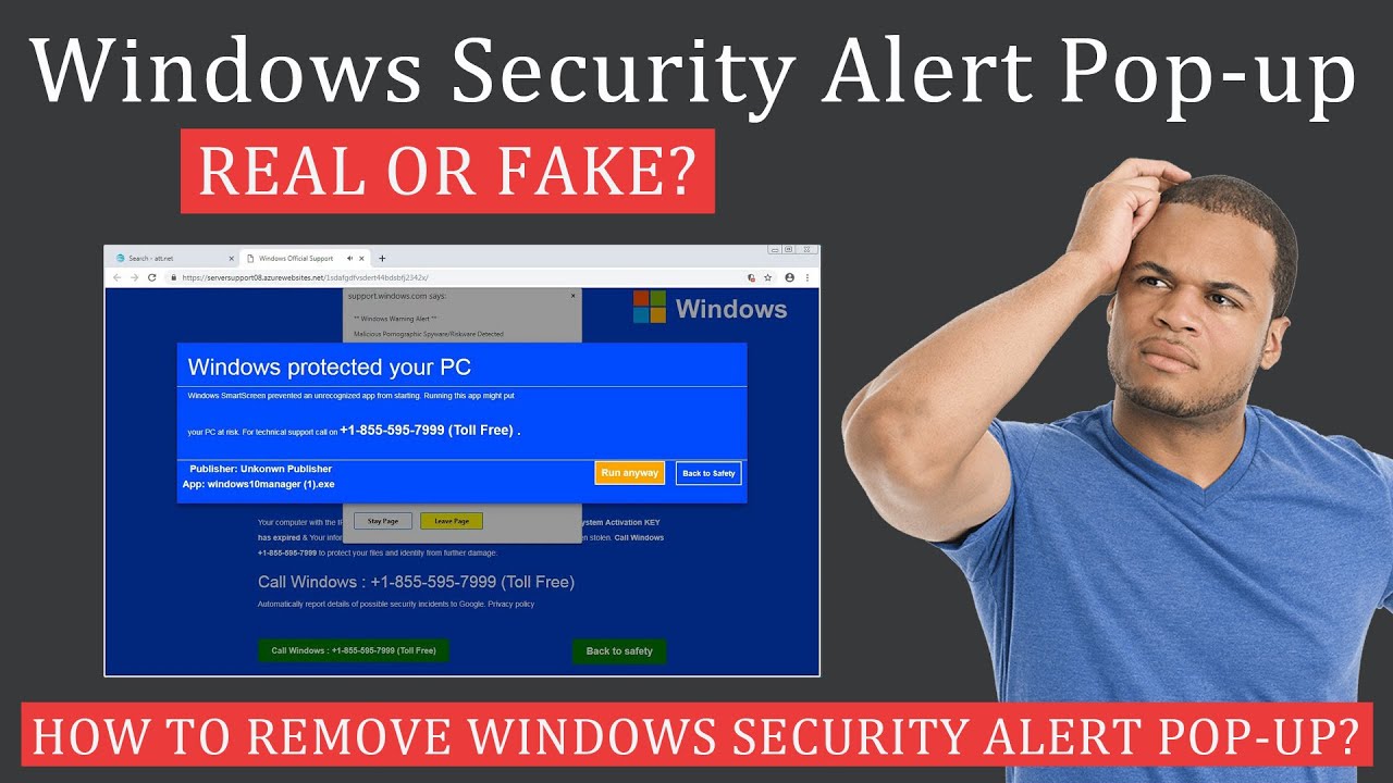 Cara menghilangkan security alert windows 10